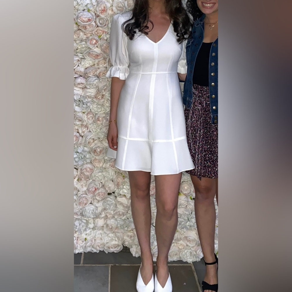 Cinq a sept White Dress